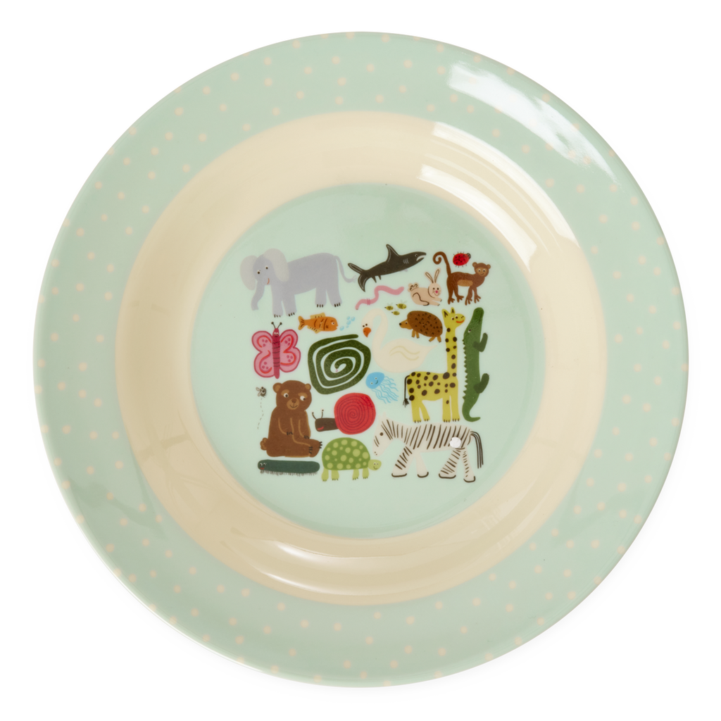 Mint Wildlife Plate