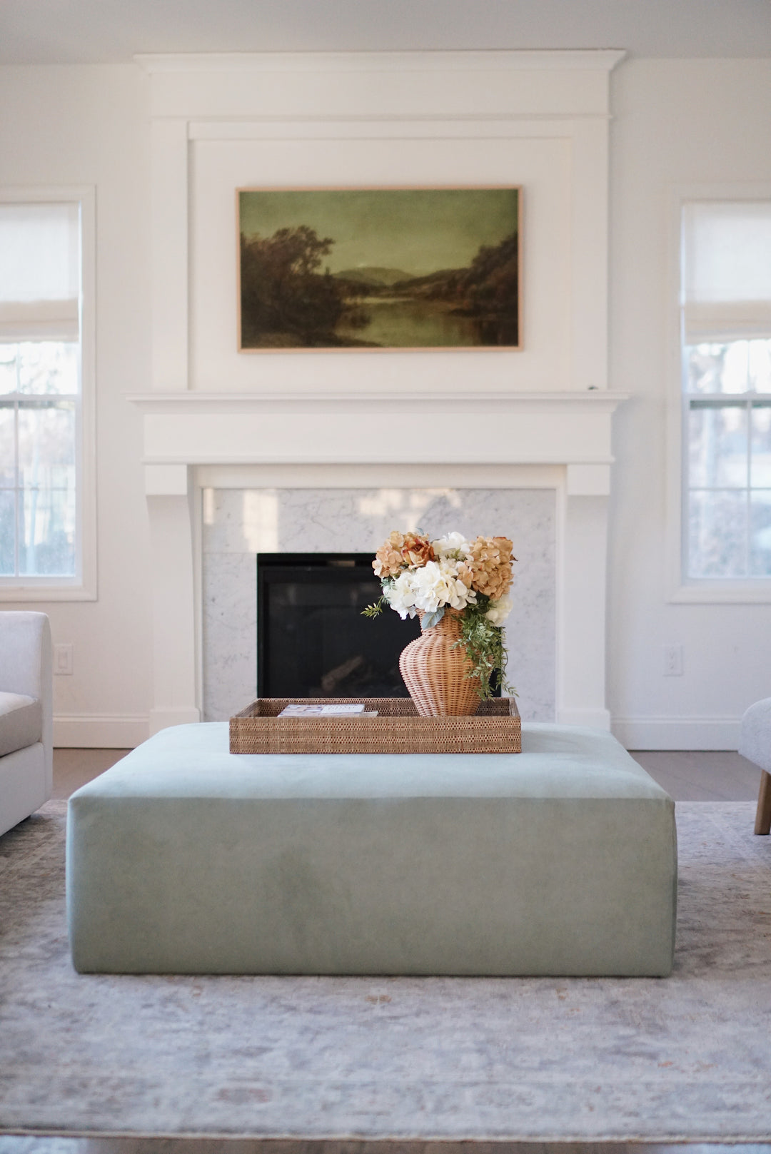 Sage Ottoman