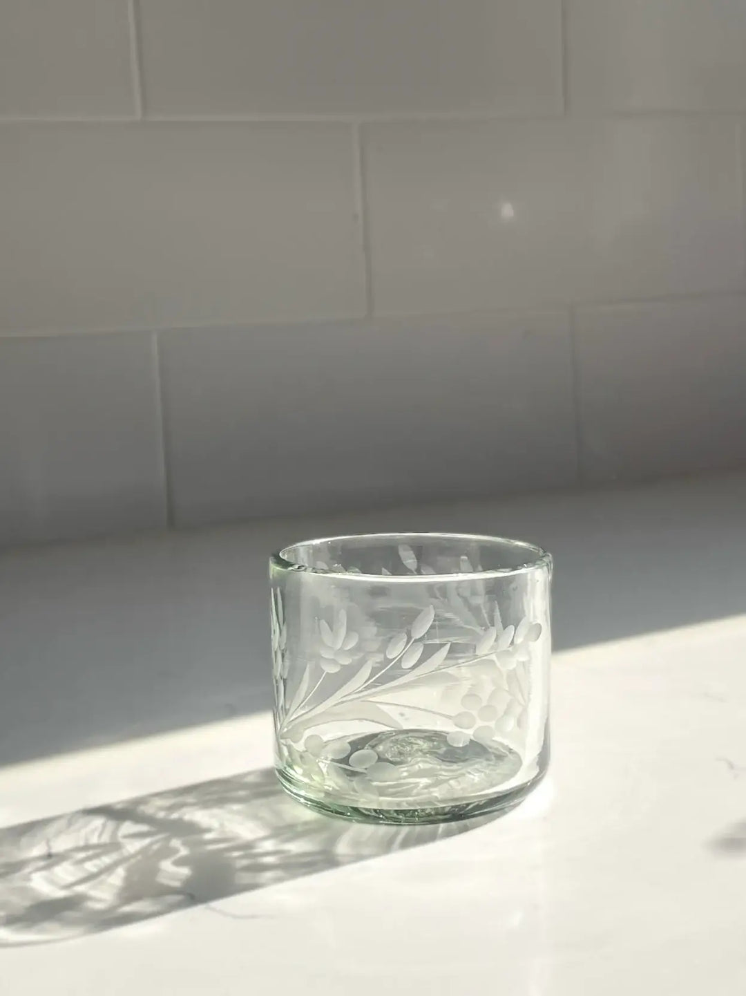 Villa Lua Home - Hand-etched Tumbler Glass