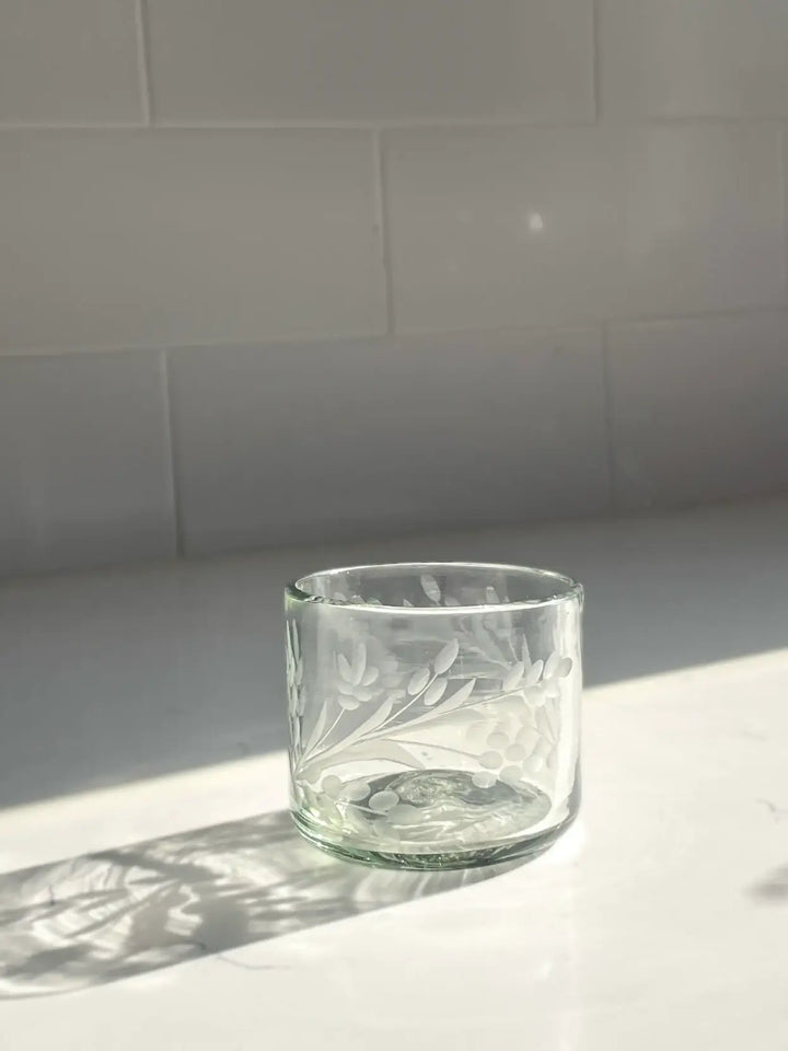 Villa Lua Home - Hand-etched Tumbler Glass