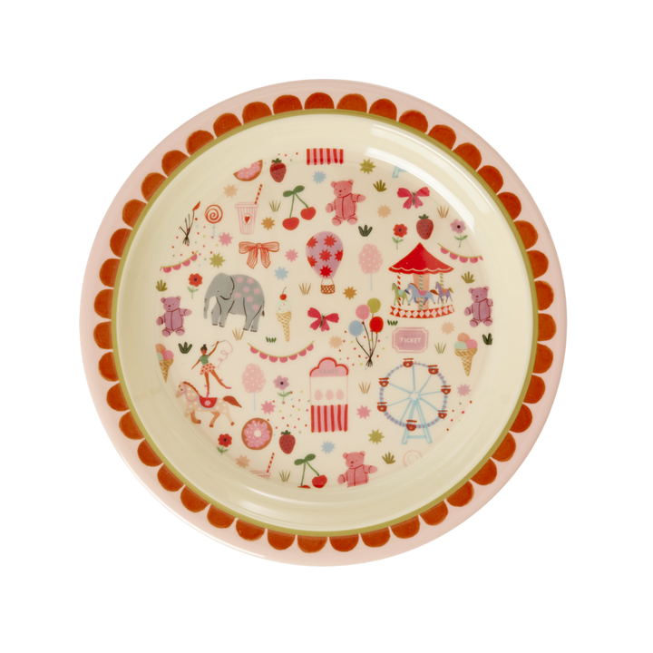 Fun Fair Pink Plate