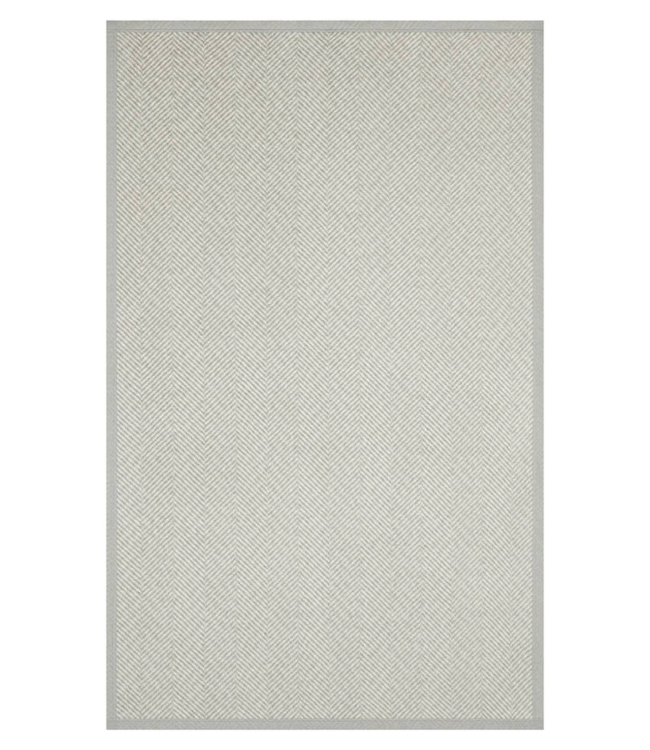 ChappyWrap Harborview Herringbone Light Grey Blanket