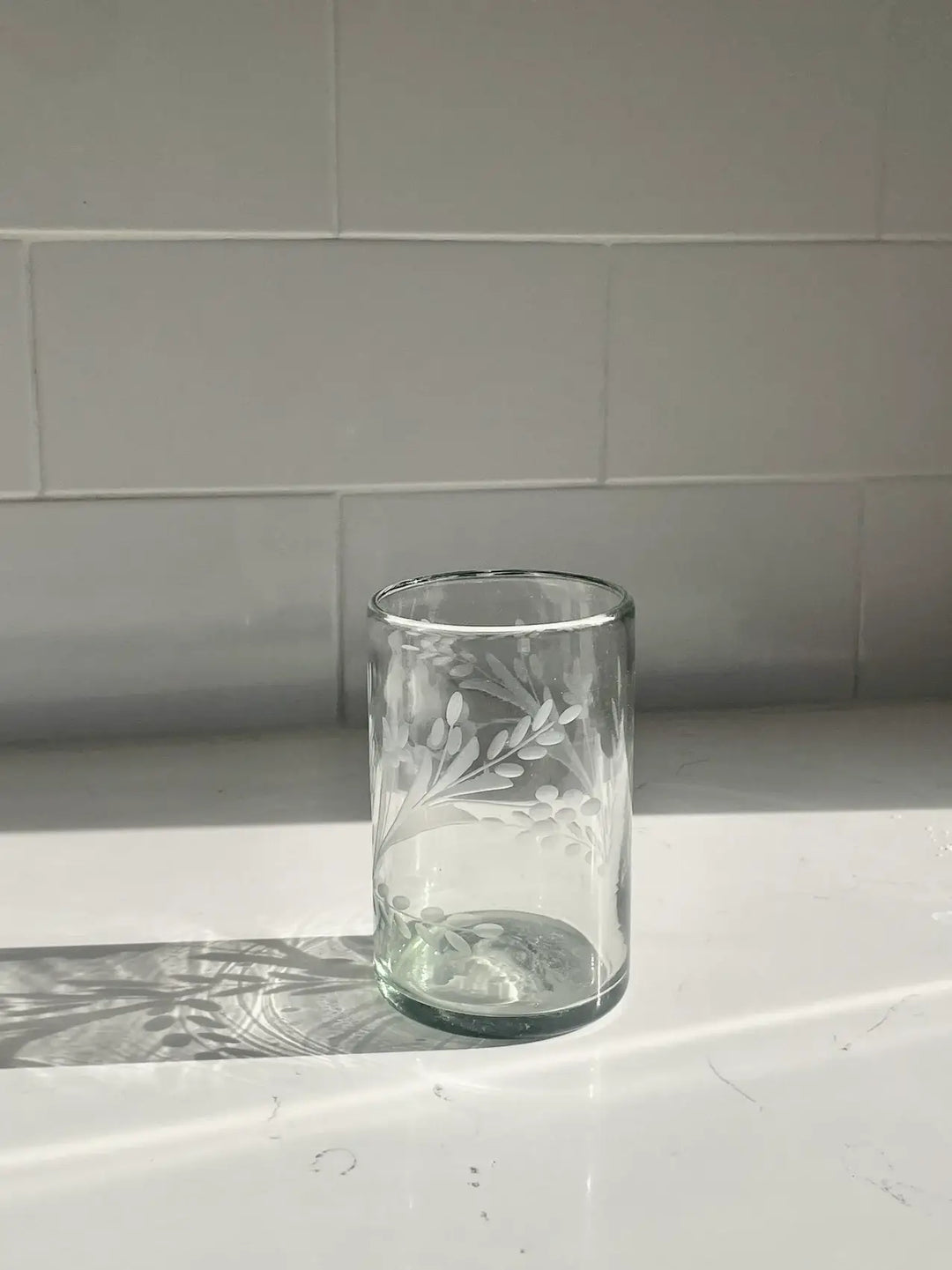 Villa Lua Home - Hand-etched Tumbler Glass