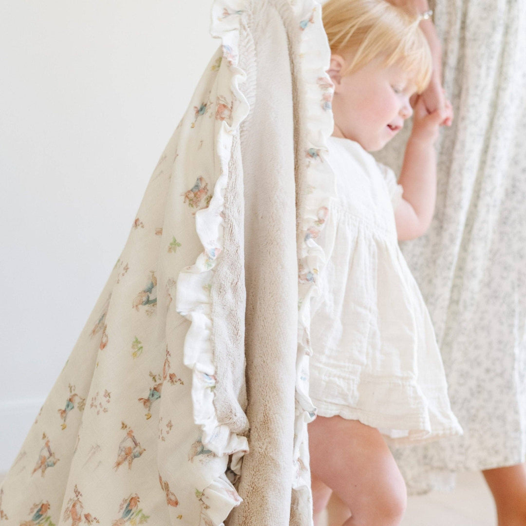 PETER RABBIT™ BAMBOO RAYON MUSLIN/LUSH BLANKETS