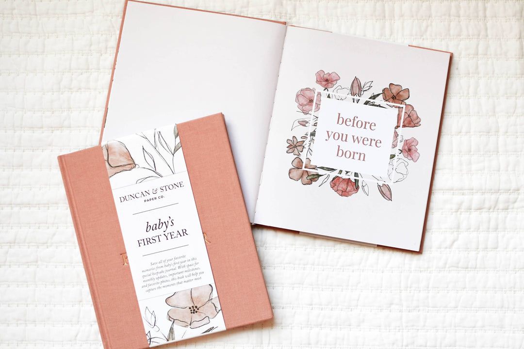 Baby's First Year Memory Book & Photo Album | Mother's Day