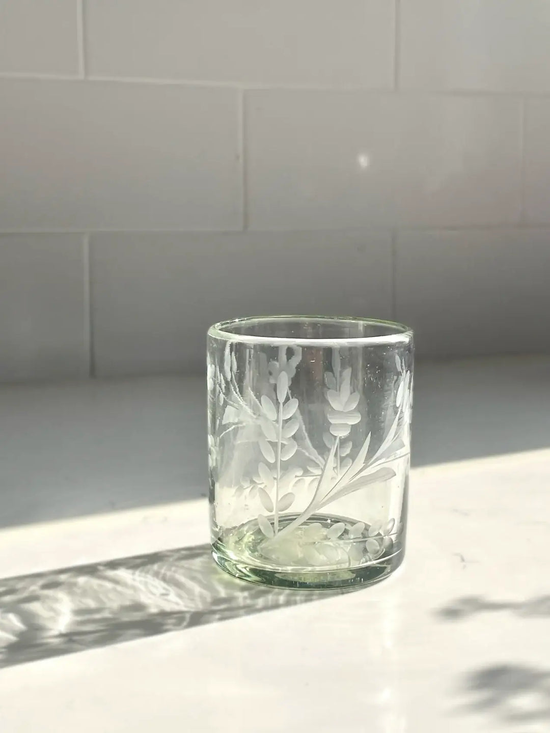 Villa Lua Home - Hand-etched Tumbler Glass