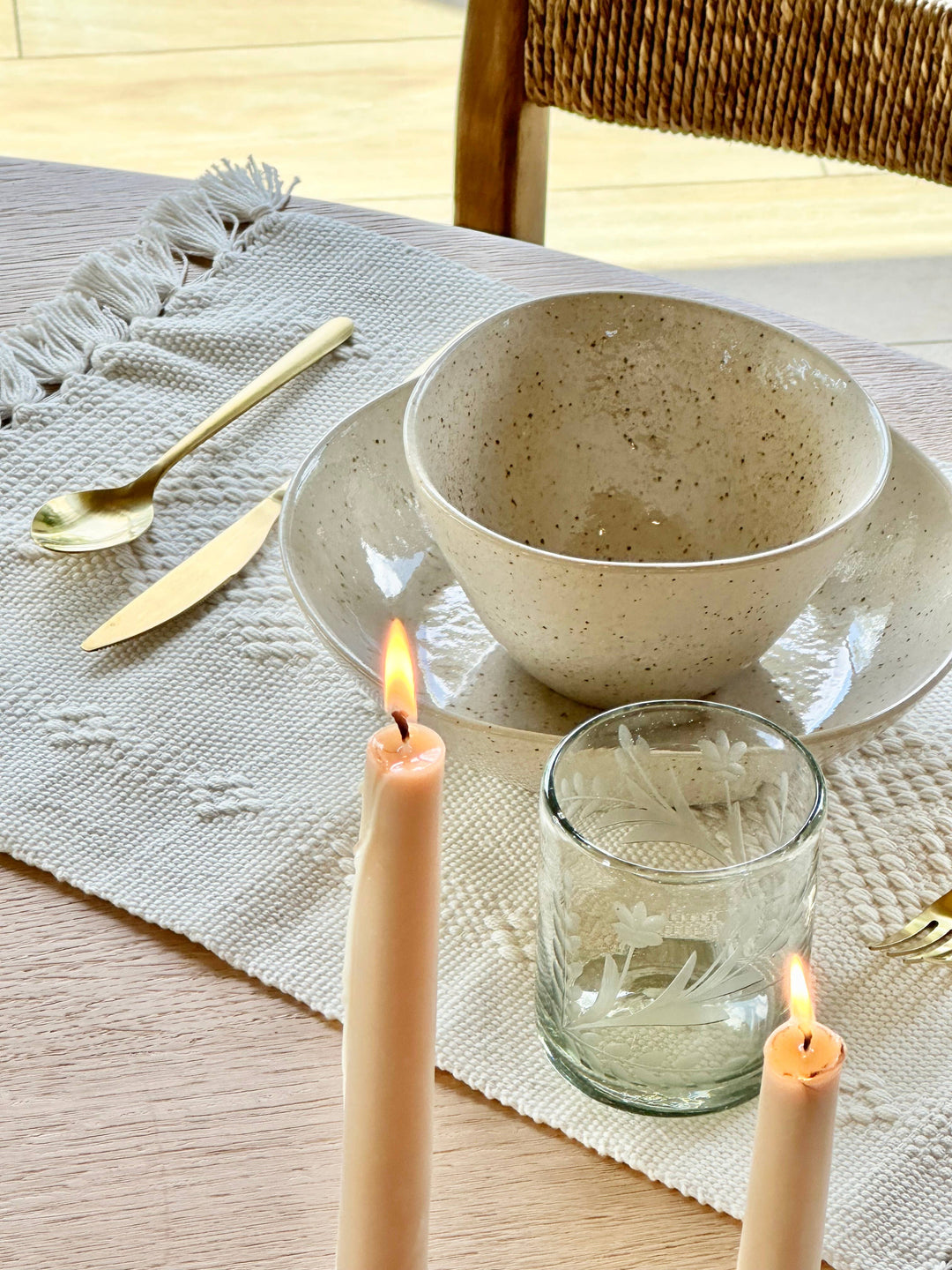 Villa Lua Home - Hand-etched Tumbler Glass