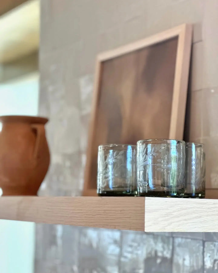 Villa Lua Home - Hand-etched Tumbler Glass