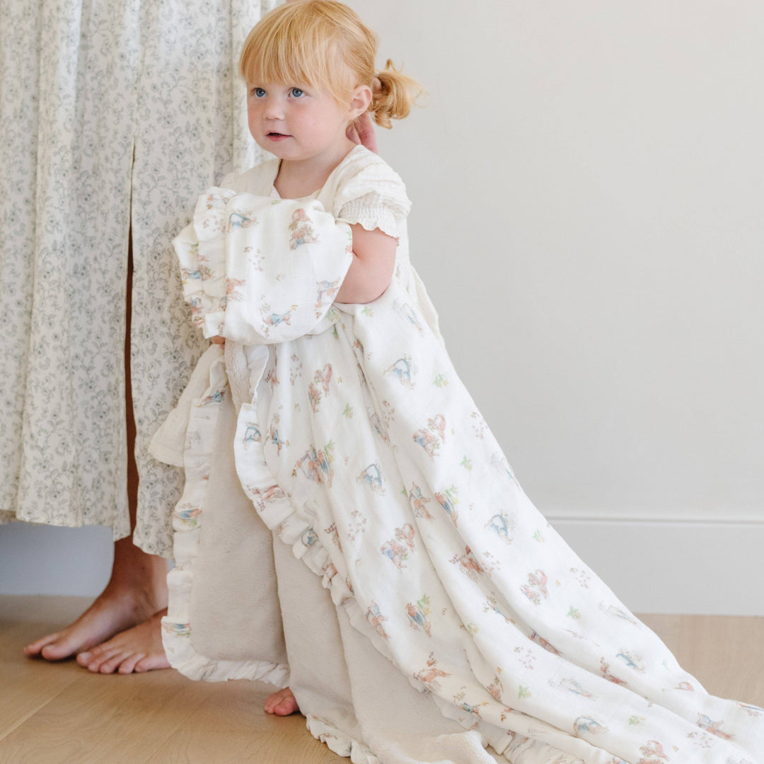 PETER RABBIT™ BAMBOO RAYON MUSLIN/LUSH BLANKETS