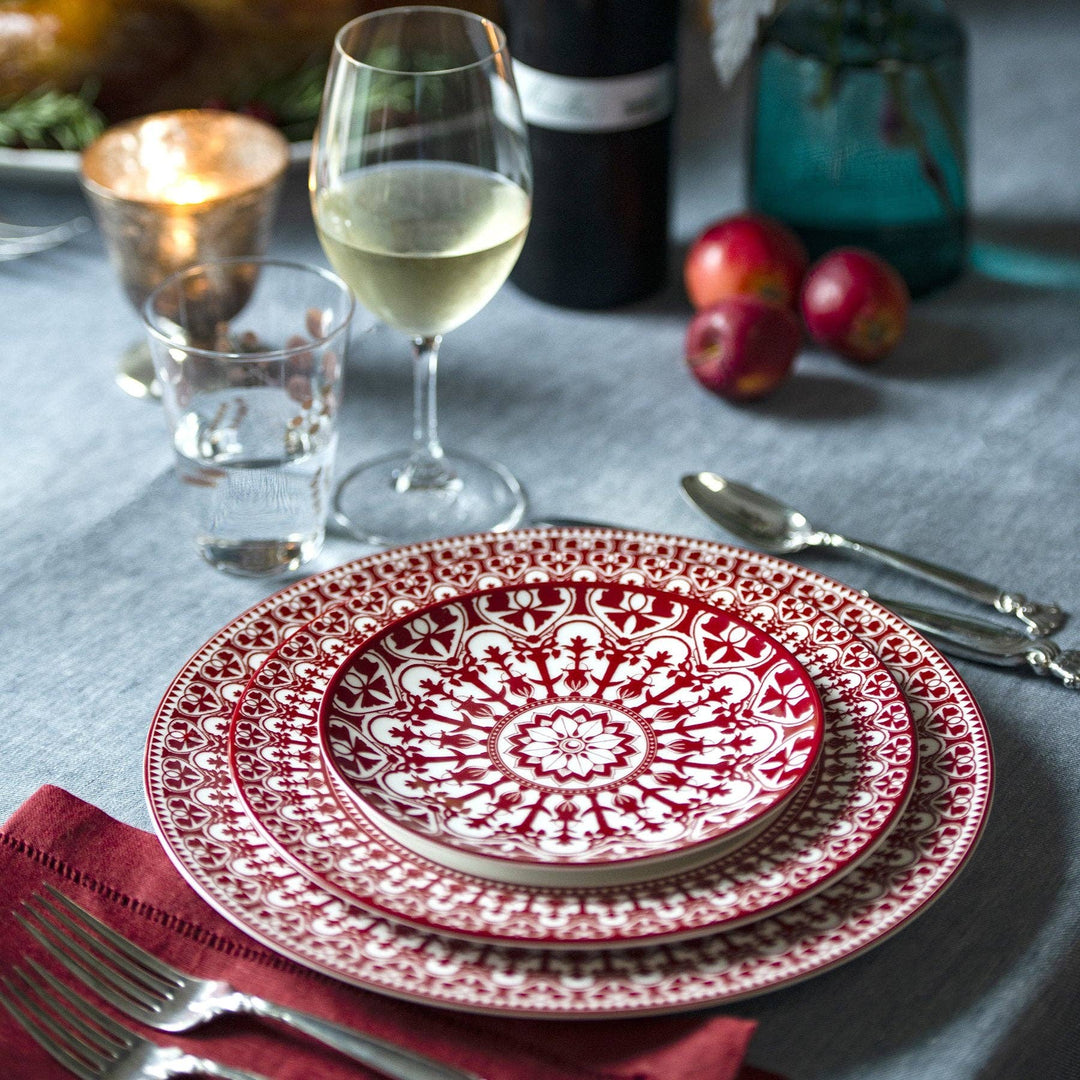 Caskata - Casablanca Crimson Small Plates, Set of 4