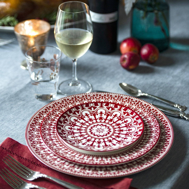 Caskata - Casablanca Crimson Small Plates, Set of 4
