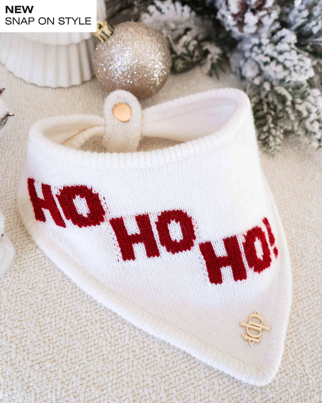 The Deluxe Pup - CHRISTMAS DOG BANDANA | HO HO HO
