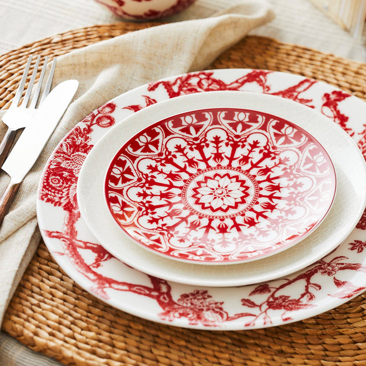 Caskata - Casablanca Crimson Small Plates, Set of 4