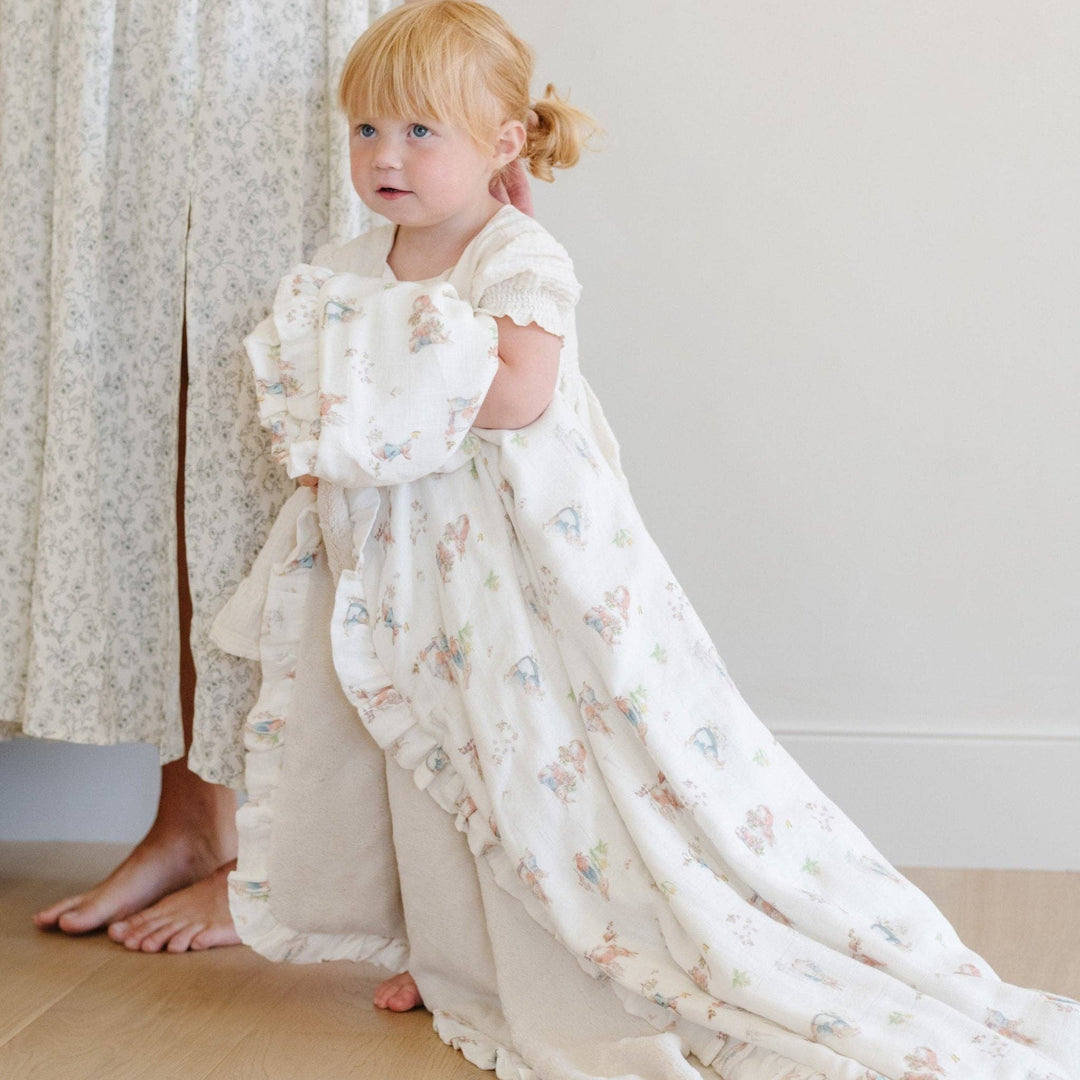 PETER RABBIT™ BAMBOO RAYON MUSLIN/LUSH BLANKETS
