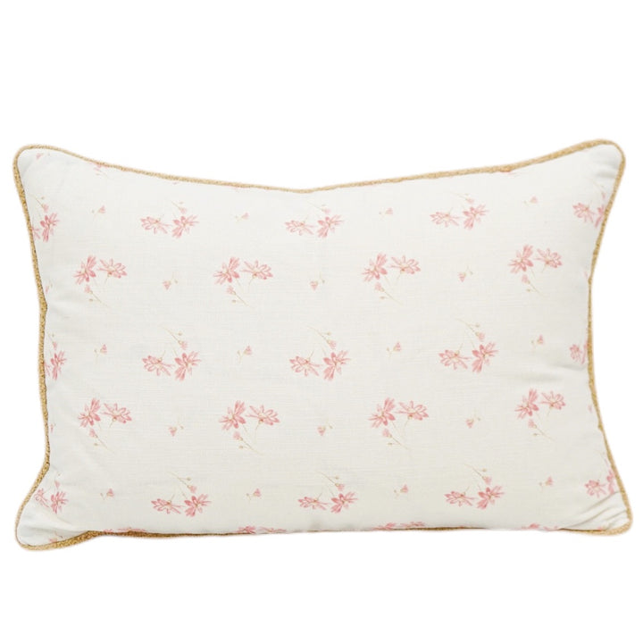 French Daisy - Limoges Pink on White