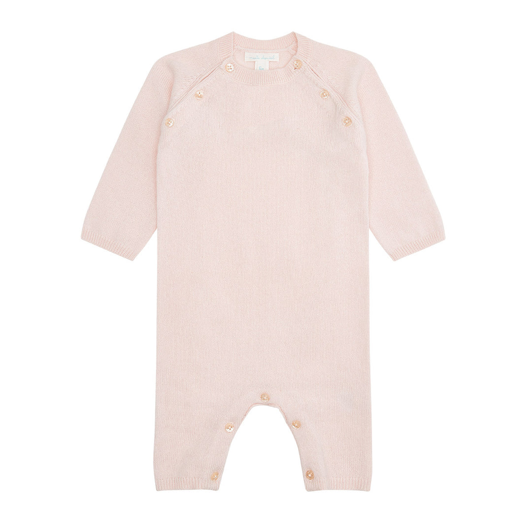 ARIEL CASHMERE ROMPER IN PINK