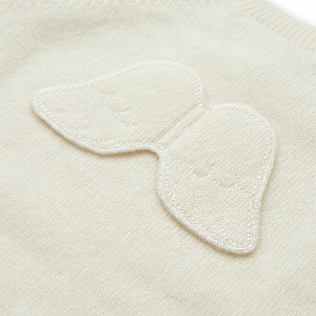 ARIEL CASHMERE ROMPER IN IVORY
