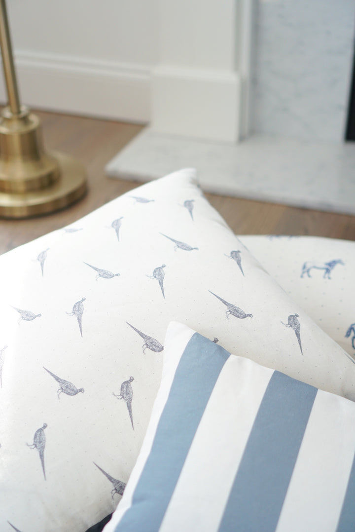 Seaspray Wide Stripe - Harbour Blue