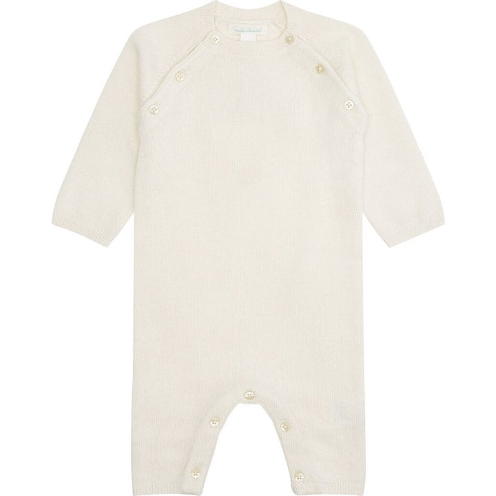 ARIEL CASHMERE ROMPER IN IVORY