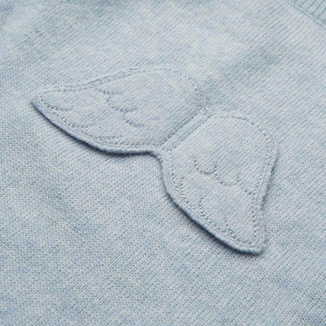 ARIEL CASHMERE ROMPER IN BLUE