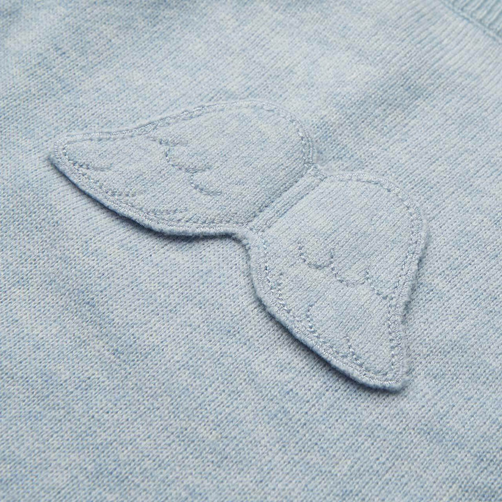 ARIEL CASHMERE ROMPER IN BLUE